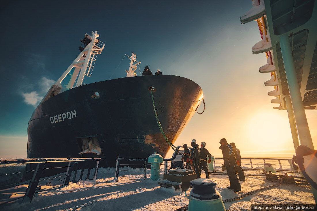 کشتی قدرتمند  جذاب یخ شکن روسیه+عکس