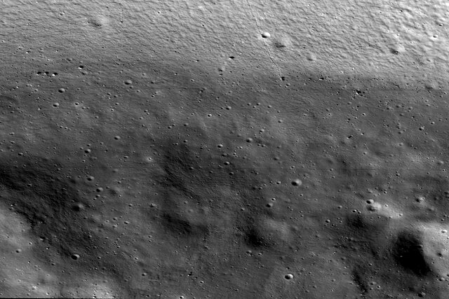 تصاویر تازه ناسا از قطب جنوبی ماه+عکس