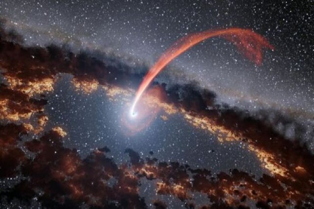 یک سیاه‌چاله گرسنه به زمین نزدیک می‌شود