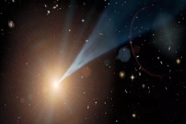 کشف ۱۰۰ فوران از سوی سیاه‌چاله‌ها به سمت زمین