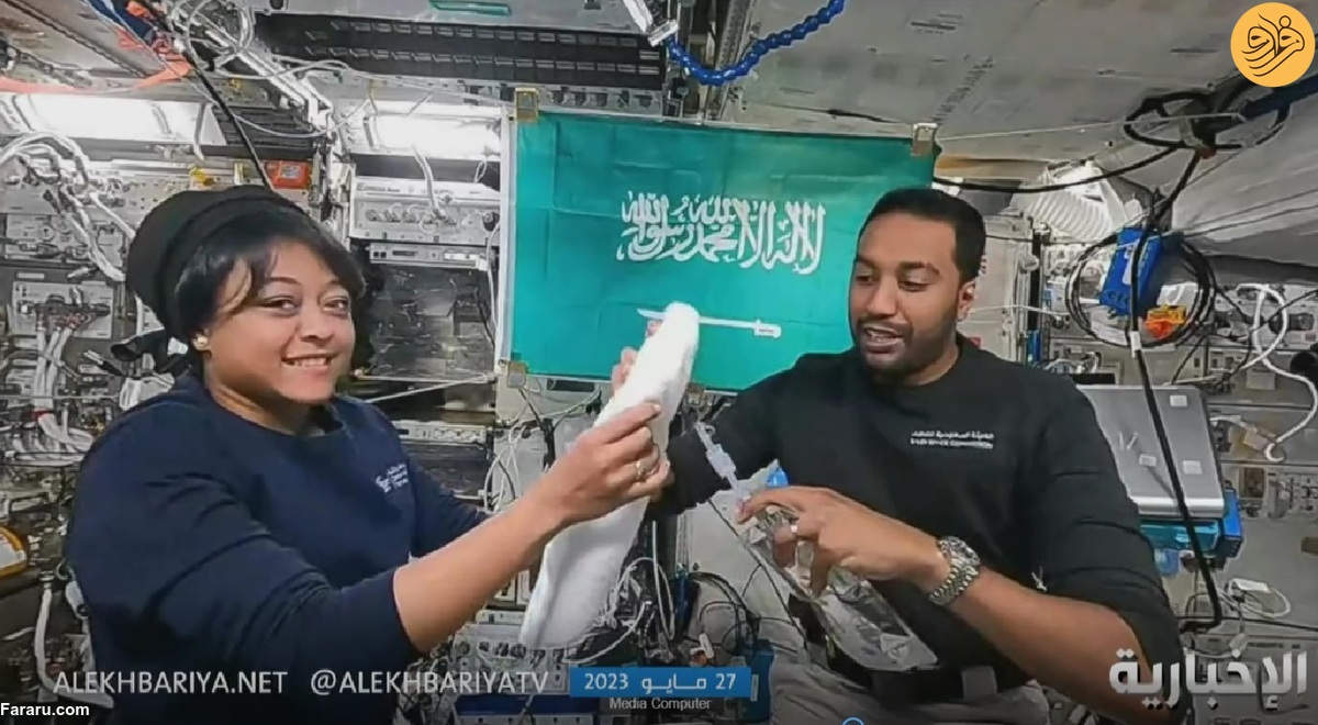 فضانورد مرد و زن عربستانی چطور در فضا نماز می‌خوانند؟
