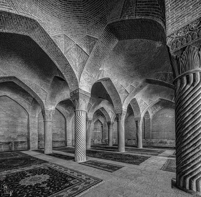 شبستان جنوبی مسجد وکیل شیراز+عکس
