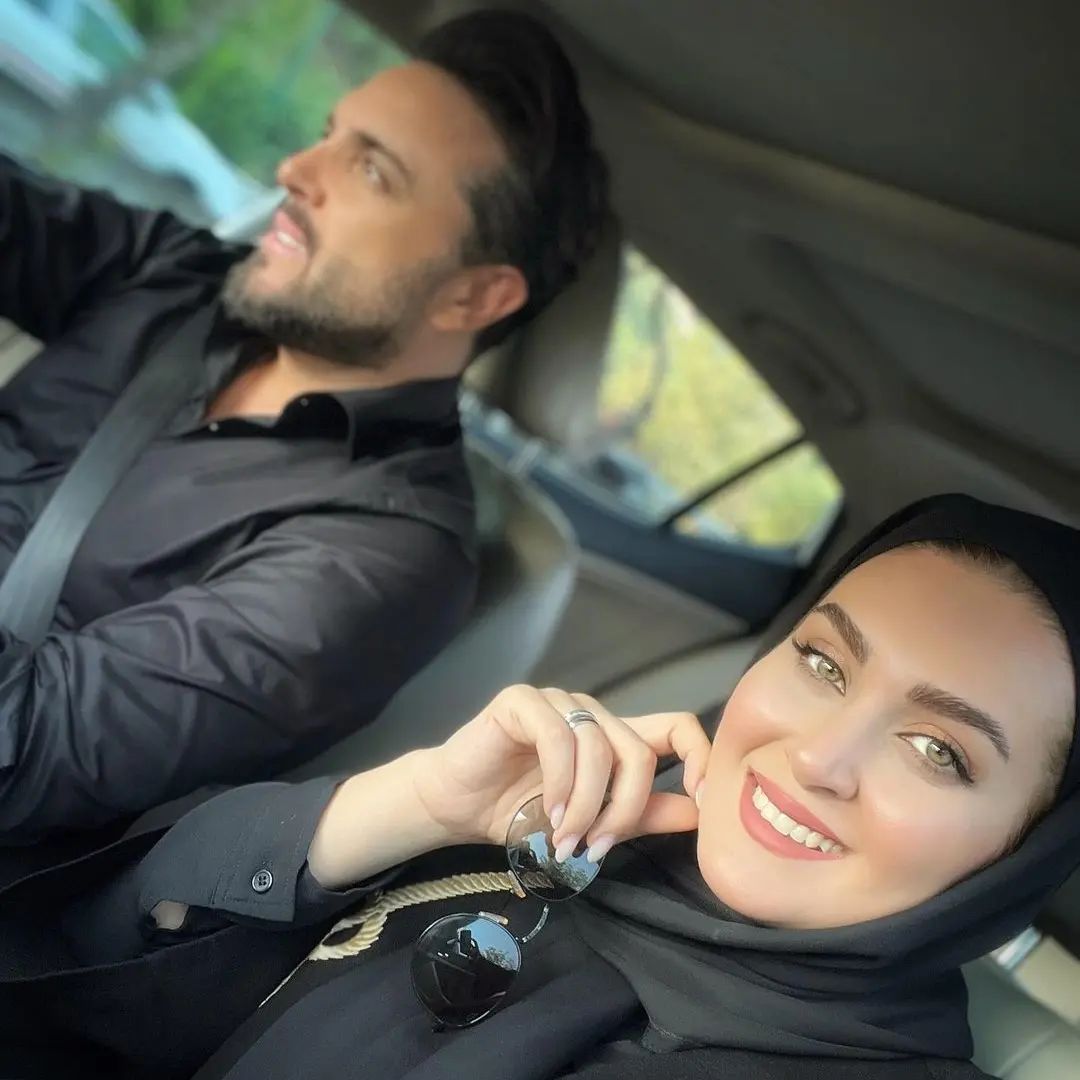 تصویری از مجری معروف و همسرش+عکس