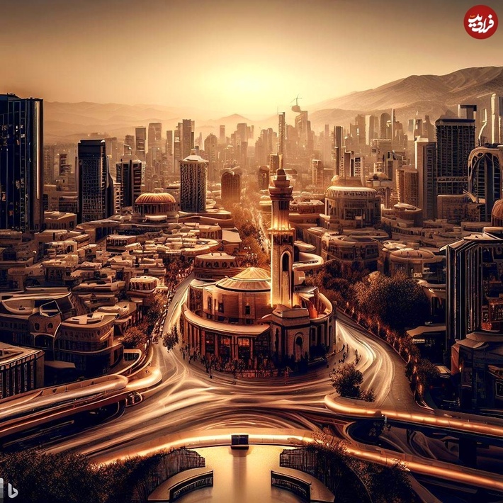پیش بینی جالب هوش مصنوعی از تهران ۱۵۰۲+عکس