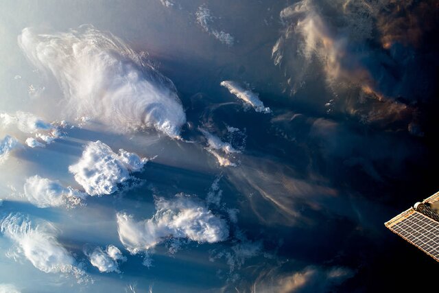 تصویر تازه ناسا از تشکیل ابرها بر فراز آفریقا+عکس