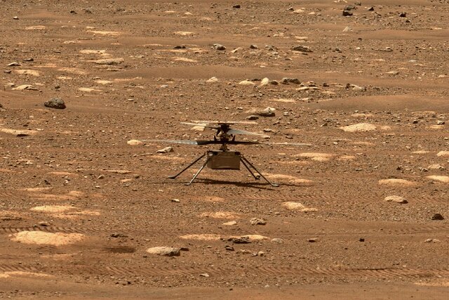 بالگرد مریخی نبوغ برای بار ۵۴ پرواز کرد