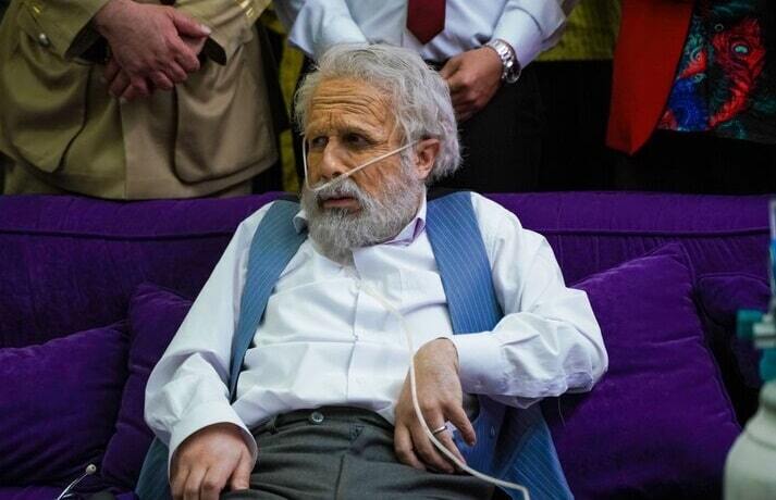 چهره عجیب جواد رضویان در ۹۰ سالگی+عکس