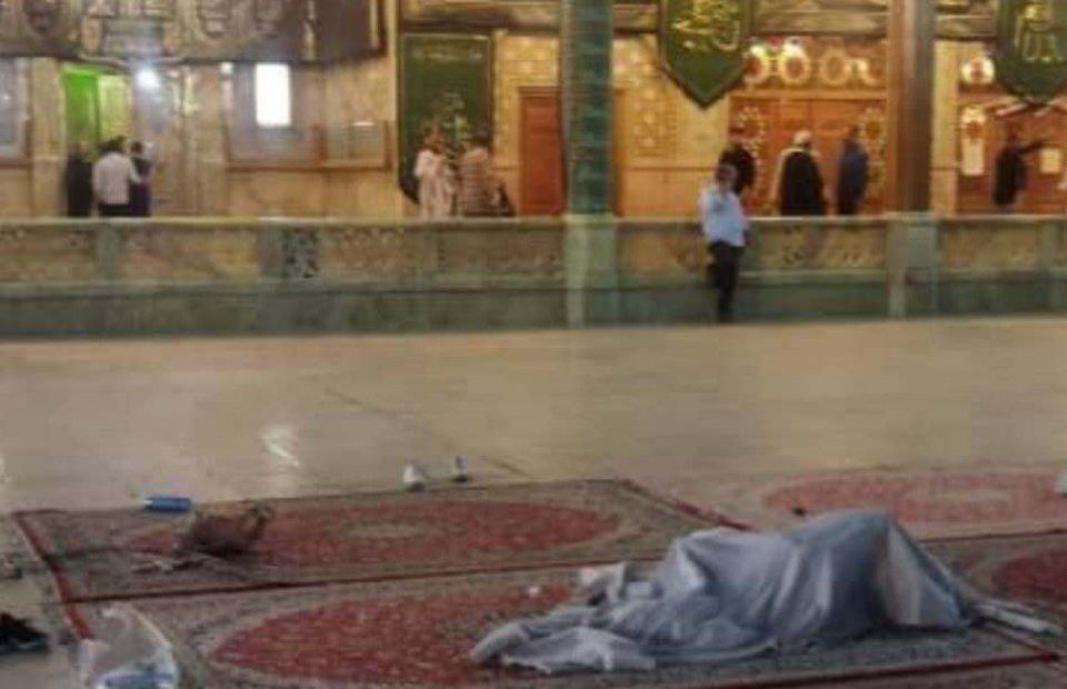تصاویر دلخراش از حمله تروریستی به حرم شاهچراغ شیراز+عکس