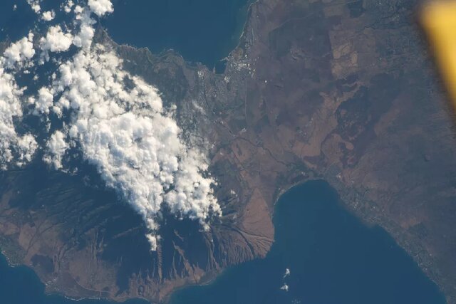 آتش سوزی بزرگ هاوایی از ایستگاه فضایی دیده شد+عکس