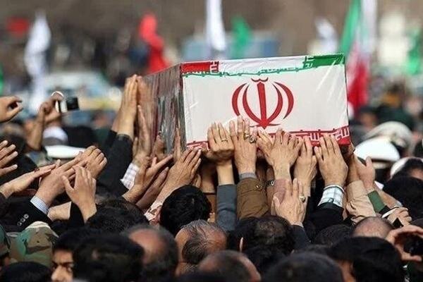 پیکر دو شهید گمنام دفاع مقدس در تهران تشییع می‌شود