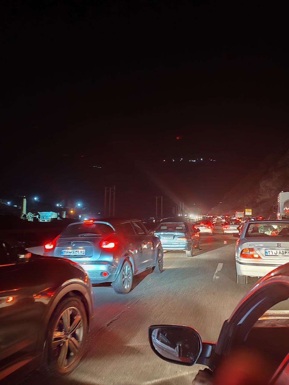 ترافیک سنگین در ورودی گیلان+عکس
