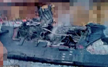 زیردریایی گران قیمت روسیه با موشک انگلیسی نابود شد+عکس
