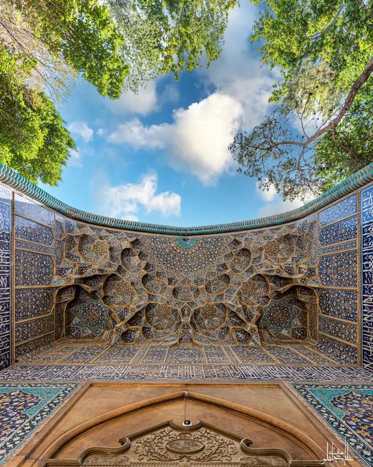 سردر مدرسه چهارباغ اصفهان+عکس