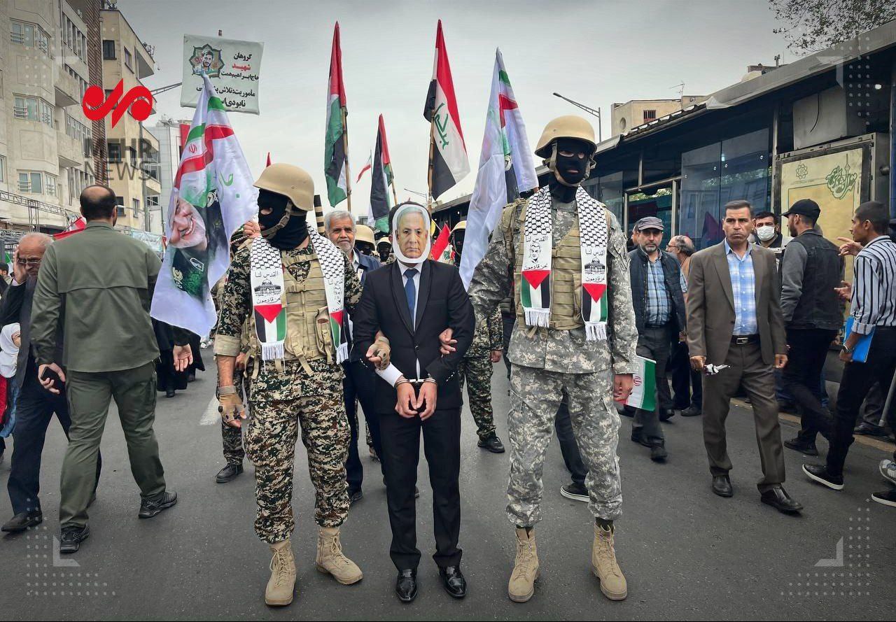 راهپیمایی مردم تهران در حمایت از فلسطین+عکس