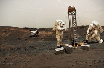 گنج گران‌قیمتی که در مریخ دفن شده است+عکس