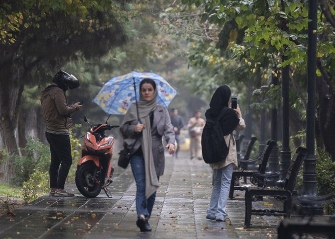 حال و هوای تهران پس از باران پاییزی امروز+عکس
