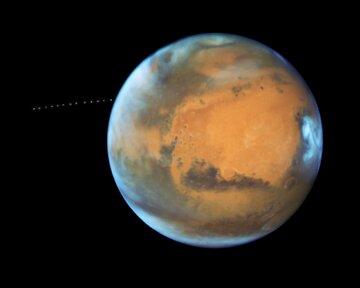 بدون دخالت انسان در مریخ اکسیژن ساخته شد