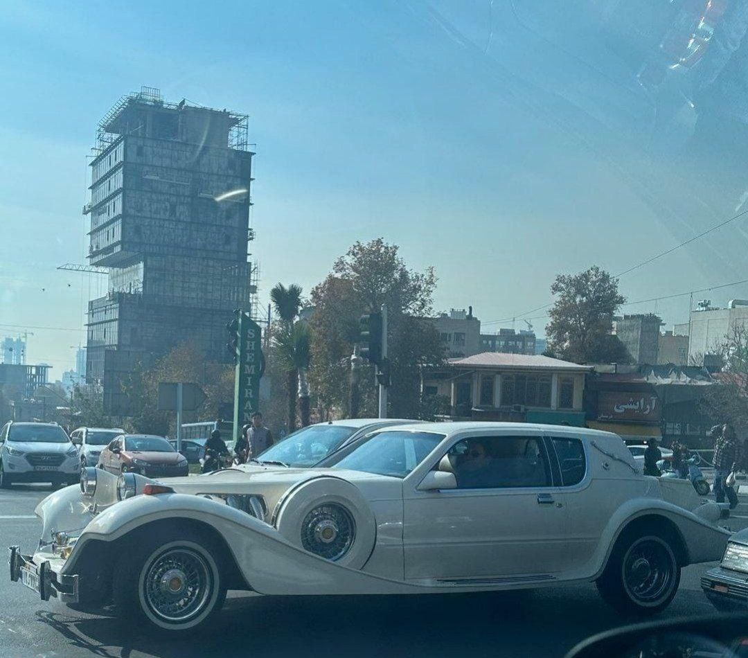 یک خودروی عجیب در خیابان‌های تهران دیده شد+عکس