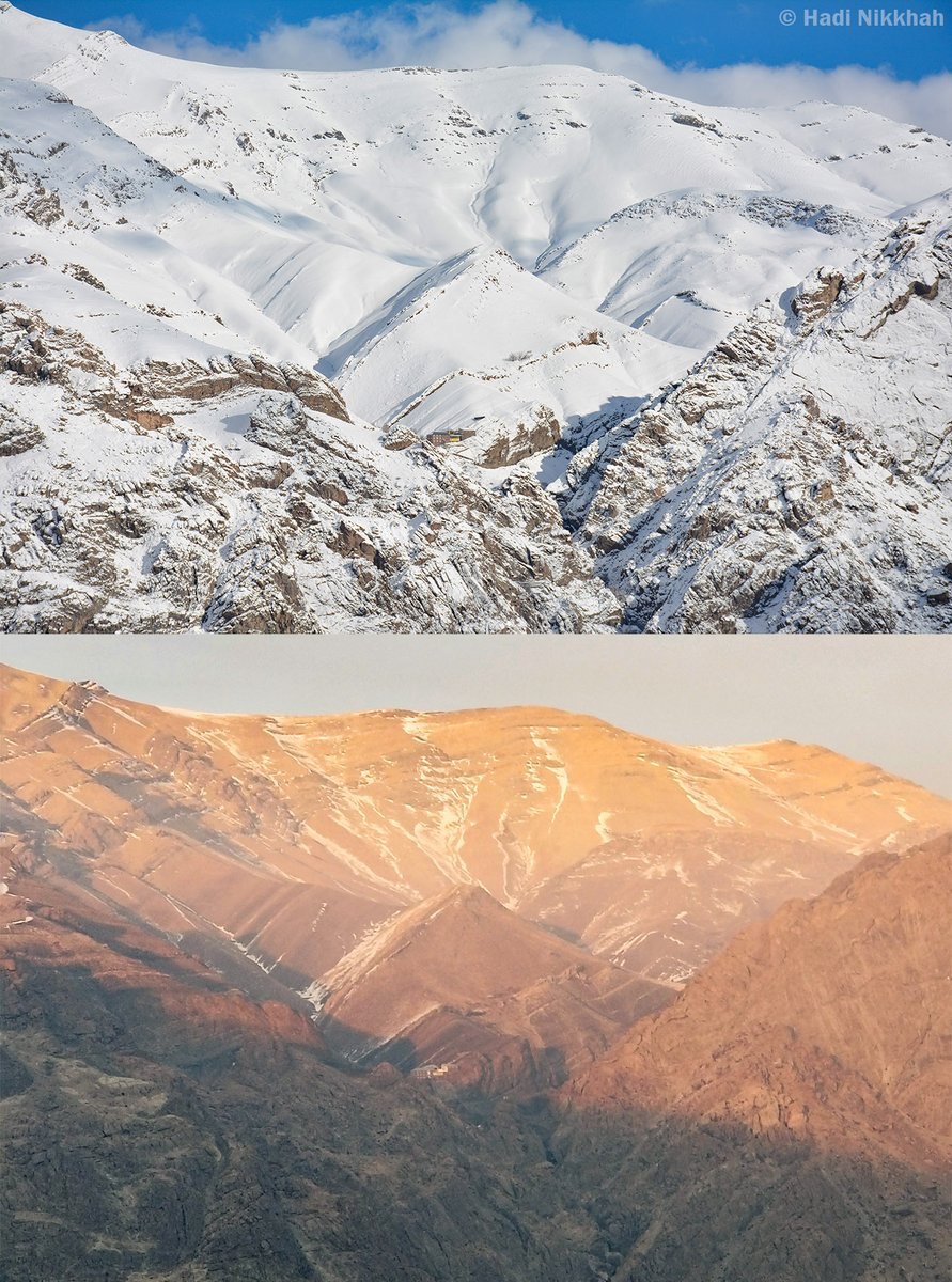 تصویر شوکه کننده از کوه‌های تهران+عکس