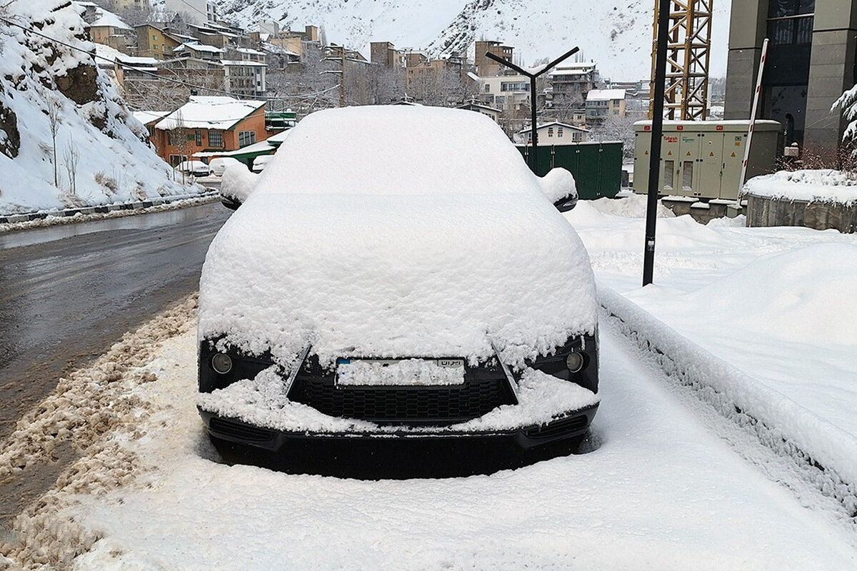 آغاز بارش برف در ایران+عکس
