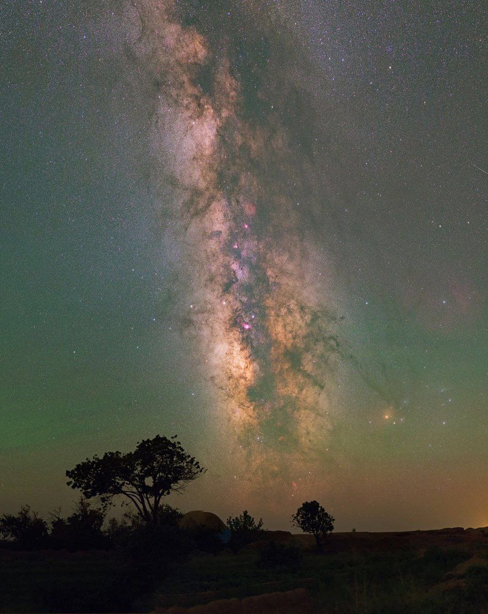 تصویر رویایی از آسمان و کهکشان راه شیری+عکس