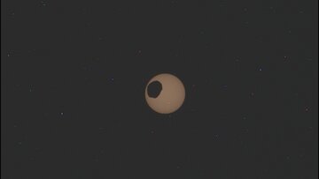 چشمی که در آسمان مریخ دیده شد+عکس
