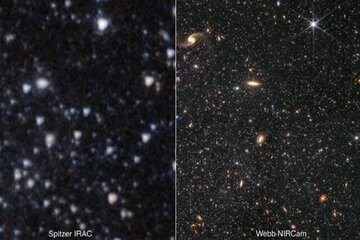تصویری که جیمز وب از اولین کهکشان‌های دنیا ثبت کرد+عکس