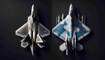 جنگنده روسی یا جنگنده آمریکایی؟ کدام یک قوی‌تر است؟ +عکس
