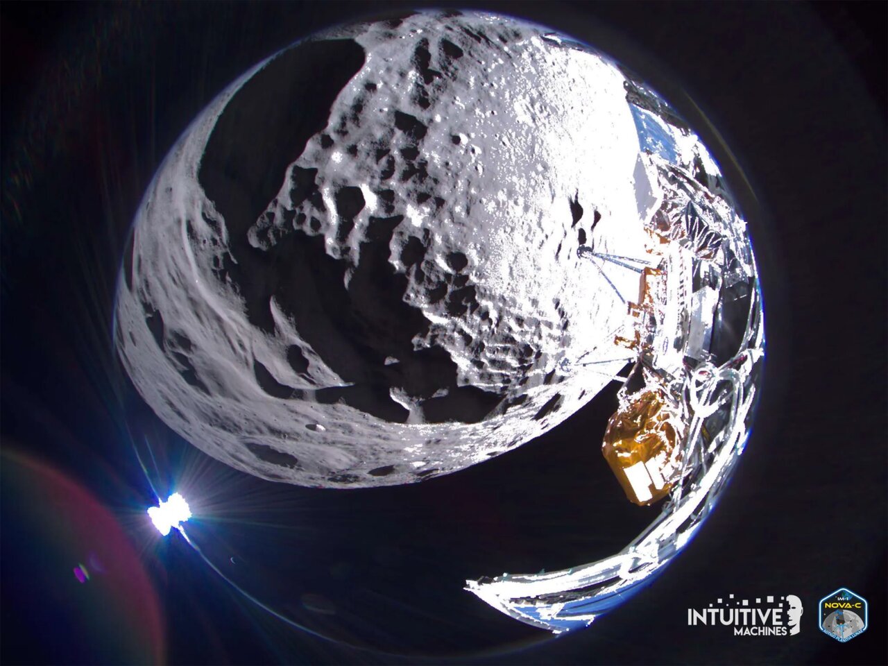 شاهکار مهندسی کاوشگر اودیسئوس روی ماه اتفاق افتاد