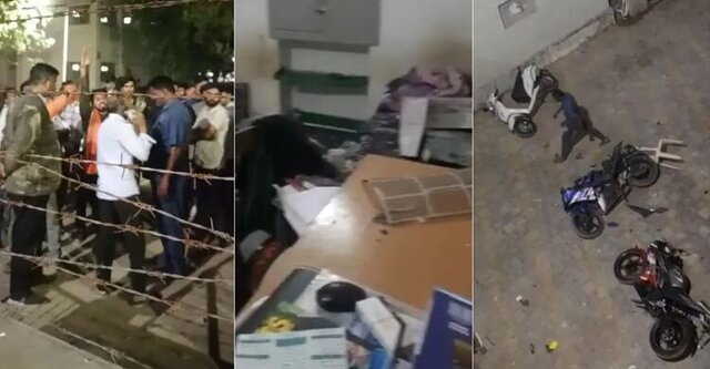 حمله به دانشجویان مسلمان هنگام اقامه نماز