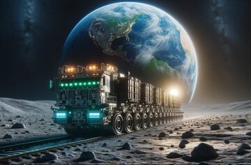 ساخت راه آهن در ماه توسط آمریکا شروع می‌شود