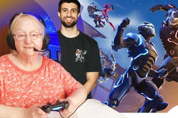 مادربزرگ ۷۵ ساله در این بازی کامپیوتری رکورد زد+عکس