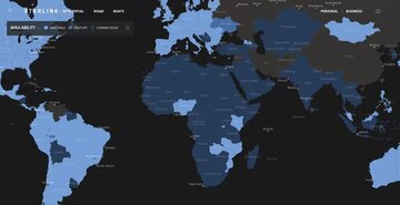 اینترنت استارلینک در این کشورها قطع می‌شود