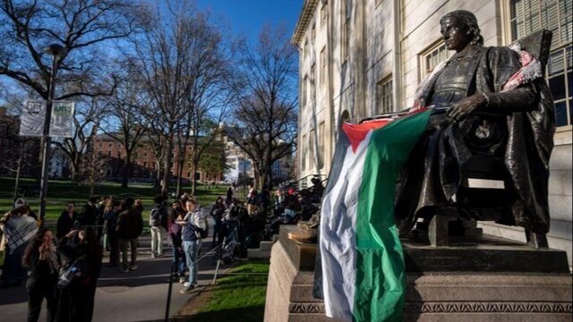 برافراشته شدن پرچم فلسطین در برترین دانشگاه جهان