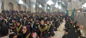 برگزاری جشن فارغ التحصیلی دانشجویان علوم پزشکی در حرم مطهر رضوی