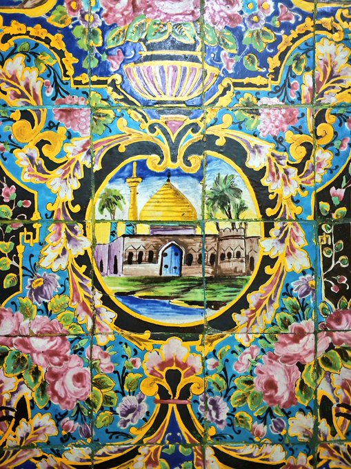 تصویر/ کاشیکاری مرقد امامزاده طاهر در حرم حضرت عبدالعظیم تصویر/ کاشیکاری مرقد امامزاده طاهر در حرم حضرت عبدالعظیم