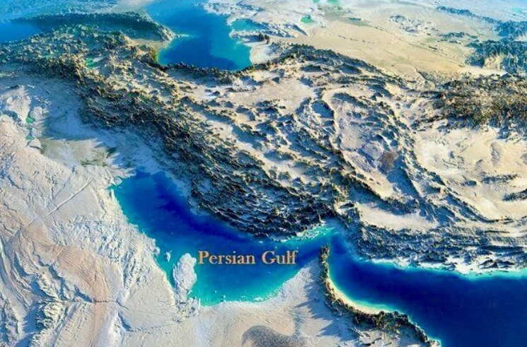 این هم نشانِ ما: یک‌سو، خلیج فارس سویِ دگر، خزر 