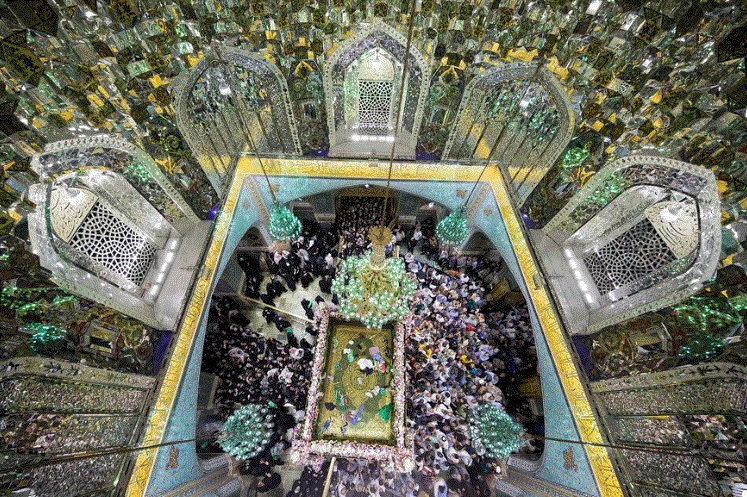 تصویری دیده نشده از ضریح مطهر امام رضا (ع) در این روزها تصویری دیده نشده از ضریح مطهر امام رضا (ع) در این روزها