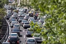 ترافیک پرحجم و سنگین در معابر و بزرگراه‌های پایتخت