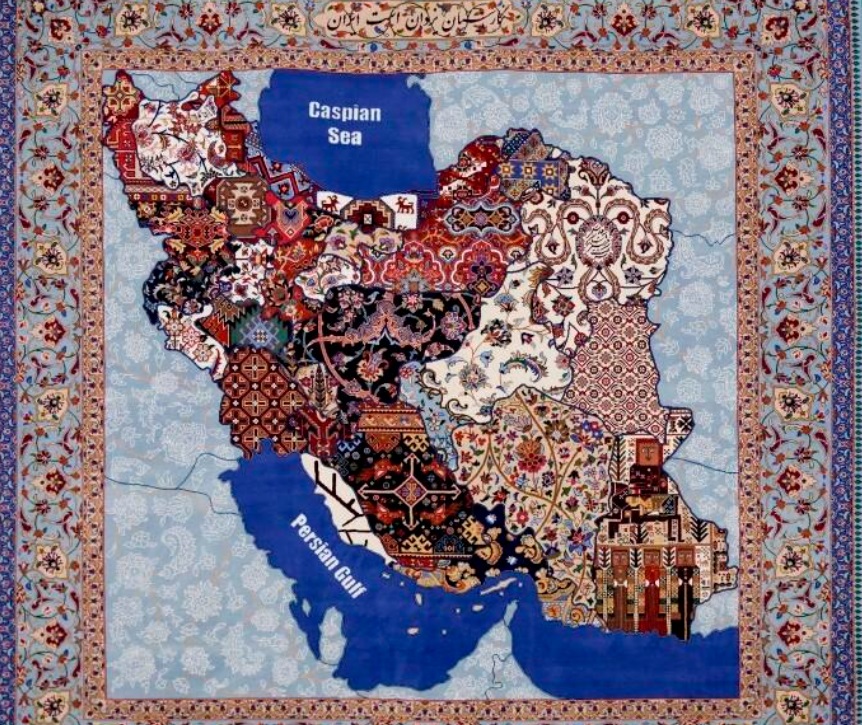 تصویری زیبا از قالی ایران جان