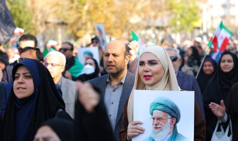 تجمع مردمی ضداغتشاشات تروریستی تهران