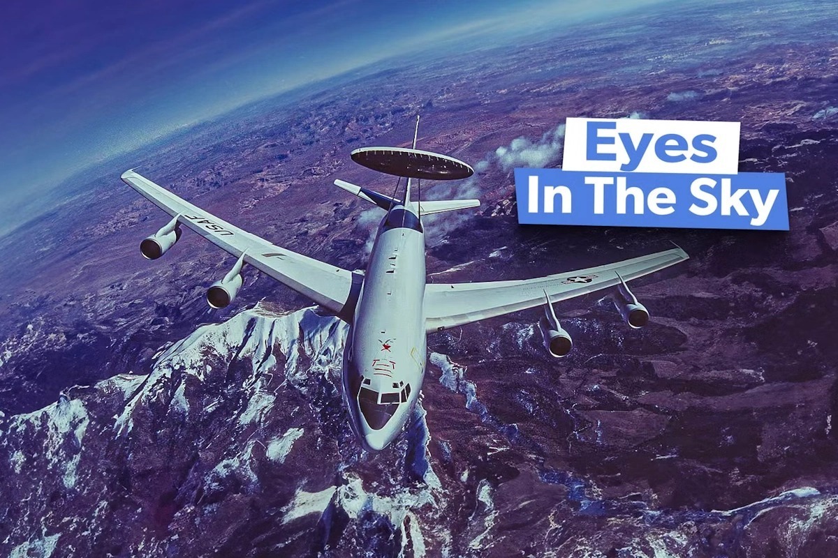 نگاهی به هواپیمای آواکس E-3 Sentry ملقب به چشم در آسمان