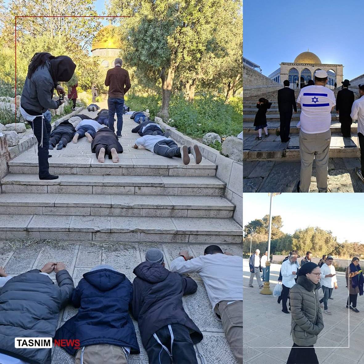 تعرض شهرک نشینان صهیونیست به مسجدالاقصی