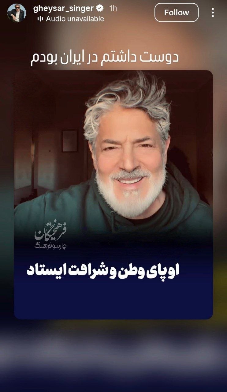 خواننده خارج نشین: دوست داشتم در ایران بودم