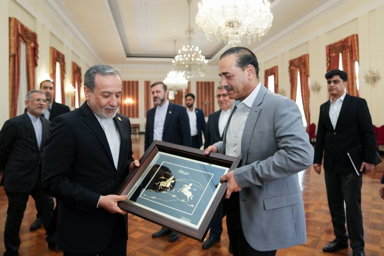 بدرقه عاصم منیر توسط سید عباس عراقچی با یک تصویر خاص