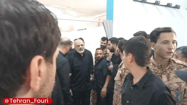 بازدید سردار وحیدی از بیمارستان موقت مصلای تهران
