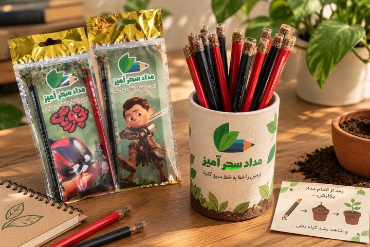  مدادهایی که بعد از تمام شدن، سبز می‌شوند