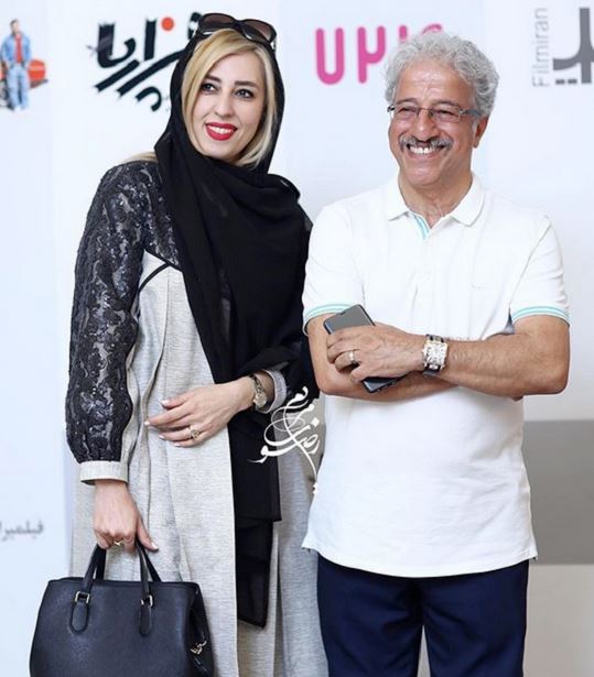 علیرضا خمسه در کنار همسر جوانش! /عکس