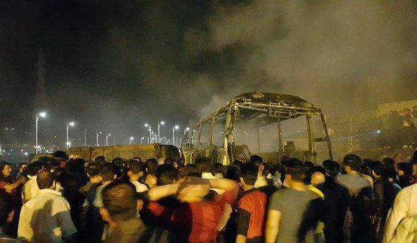 علت اولیه تصادف دلخراش تانکر سوخت با اتوبوس مشخص شد 