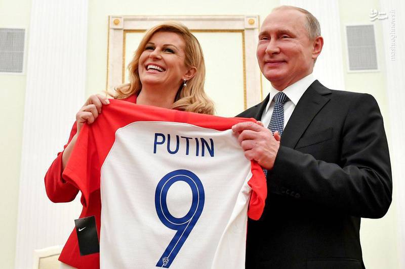 هدیه ویژه خانم رئیس جمهور به پوتین +عکس